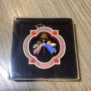 Hallmark Tree Trimmer Collection 1980 Angel Bell Christmas Ornament